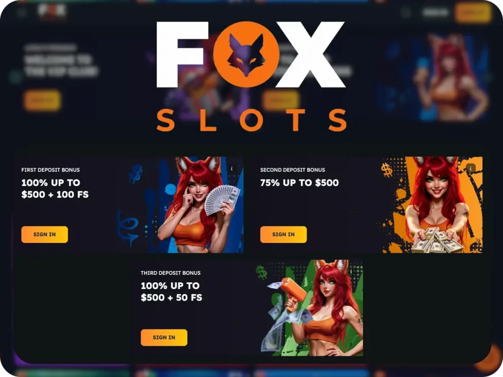 fox slots welcome bonus